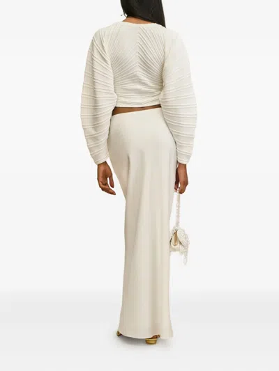 Cult Gaia Blair Pleated Button Cardigan