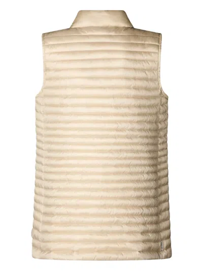 Save The Duck Quilted Sleeveless Gilet In Neutral