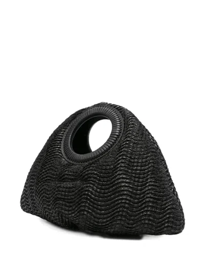 Cult Gaia Thais Top Handle Bag In Black