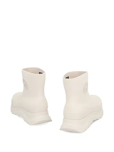 Canada Goose Vancouver Logo-patch Platform Rain Boots In White