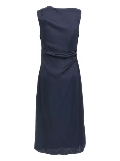 Theory Draped Midi Dress