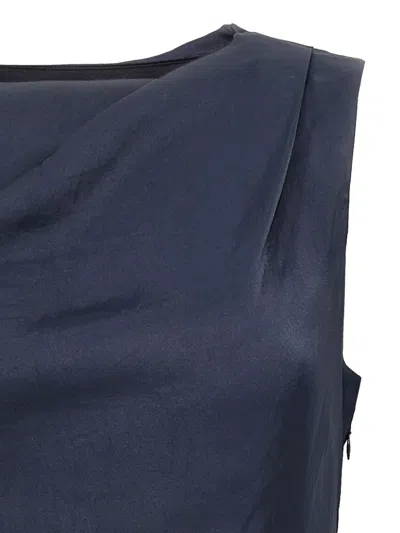 Theory Draped Midi Dress