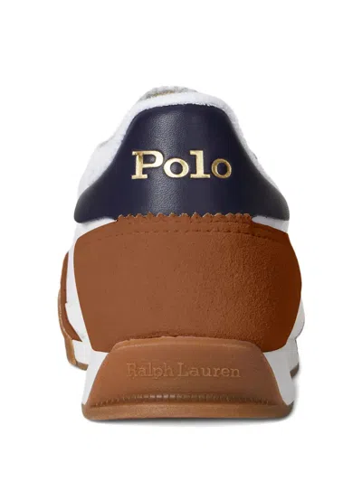 Polo Ralph Lauren Hester Suede Low-top Sneakers In White