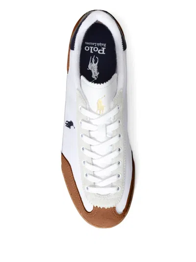 Polo Ralph Lauren Hester Suede Low-top Sneakers In White