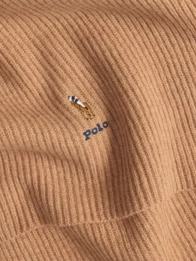 Polo Ralph Lauren Ribbed Beanie And Scarf Set