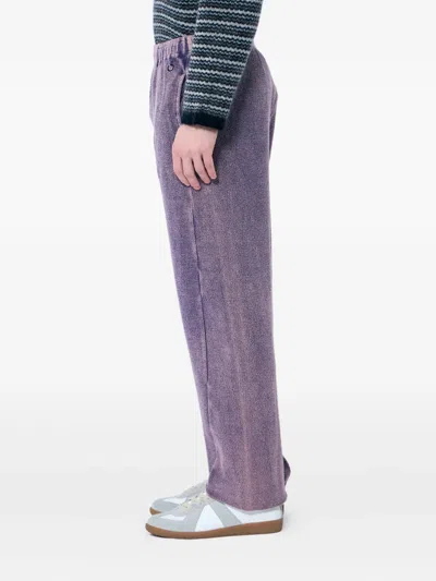 Nomarythm Textile Twisted-panel Hand-dyed Trousers