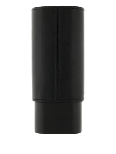 St Dupont Logo-debossed Cigar Case In Black