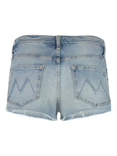 Mother The Dodger Frayed Denim Shorts