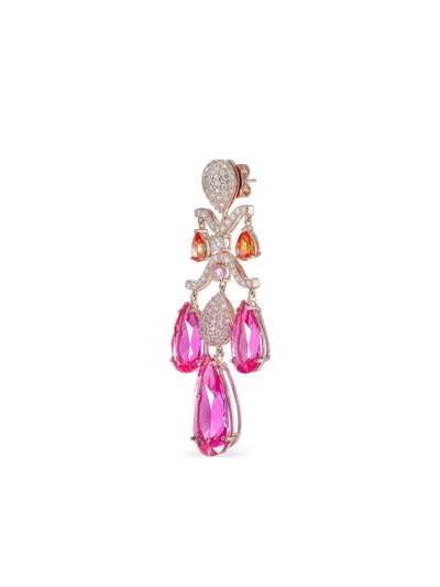 Anabela Chan 14k Gold Chandelier Diamond Earrings In Multi