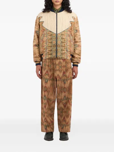 Pierre-louis Mascia Mascia Adana Quilted Embellished Bomber Jacket