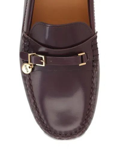Tod's Buckle-detail Leather Loafers