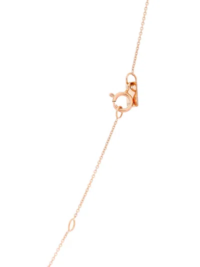 Ginette Ny 18k Rose Gold Mini Wolf Necklace In Gold