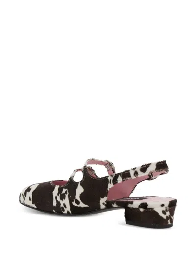 Carel Paris 25mm Peche Slingback Flats