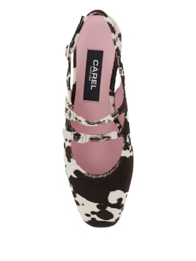 Carel Paris 25mm Peche Slingback Flats