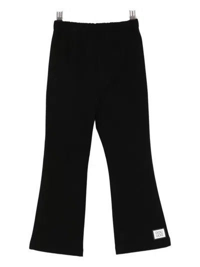 Douuod Flared Trousers In Black