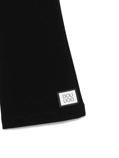 Douuod Flared Trousers In Black