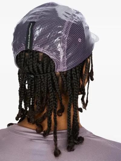Unna Grid-pattern Five-panel Cap Hat