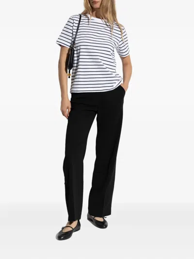 Samsoe & Samsoe Pocket Straight Trousers In Black