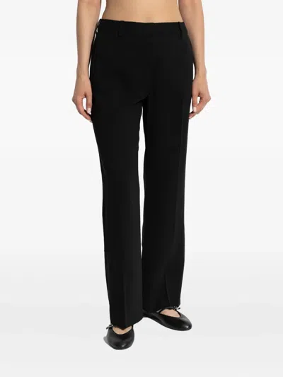 Samsoe & Samsoe Pocket Straight Trousers In Black