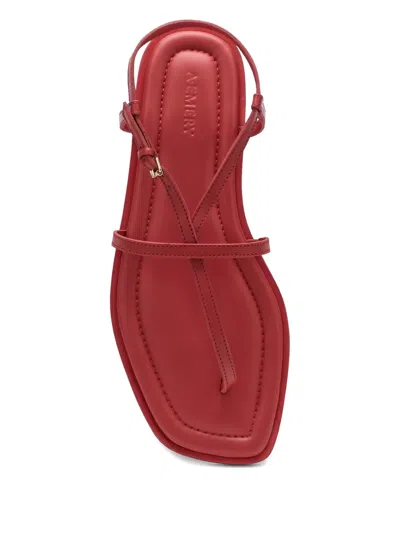 A.emery Leather Flat Sandals