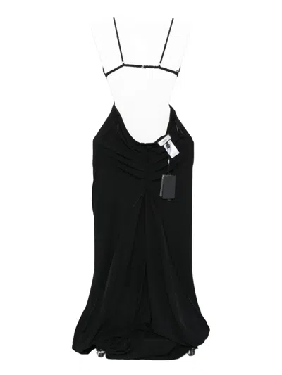 Nissa Embellished Cut-out Maxi Dress In Black