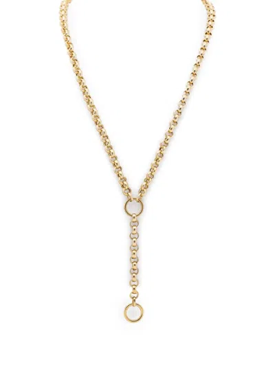 Tracy Upton 14k Yellow Gold Rolo-chain Necklace