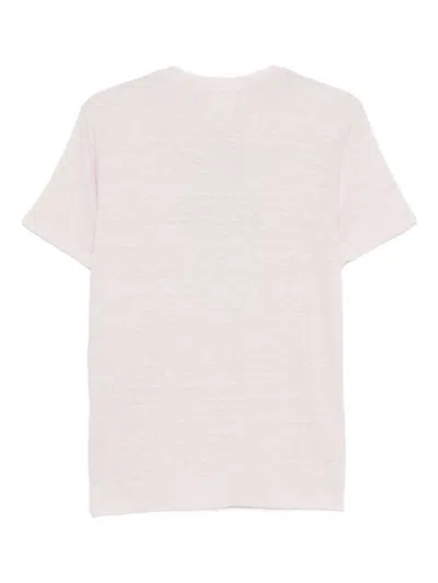 Isabel Marant Étoile Zewel Logo-print Linen T-shirt In White