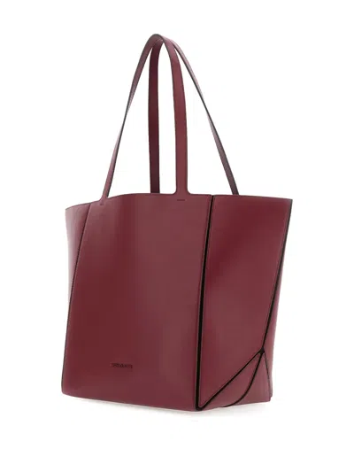 Michael Michael Kors Structured Red Cow Leather Jordi Tote