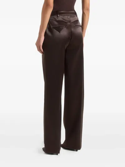 Manière De Voir Julie Satin Tailored Trousers