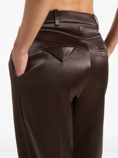 Manière De Voir Julie Satin Tailored Trousers