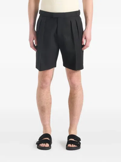 Manière De Voir Pleated Buckle Shorts