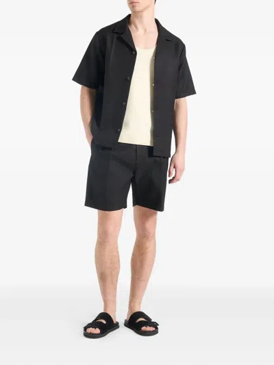 Manière De Voir Pleated Buckle Shorts