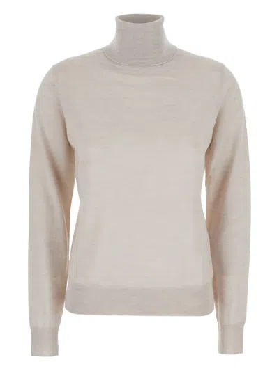 P.a.r.o.s.h Beige Turtleneck Sweater
