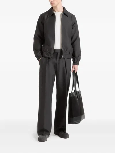 Manière De Voir Eli Textured Dual-zip Shirt Jacket