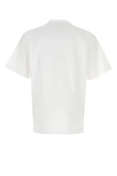 Ferragamo Signature Velvet Logo T-shirt In White