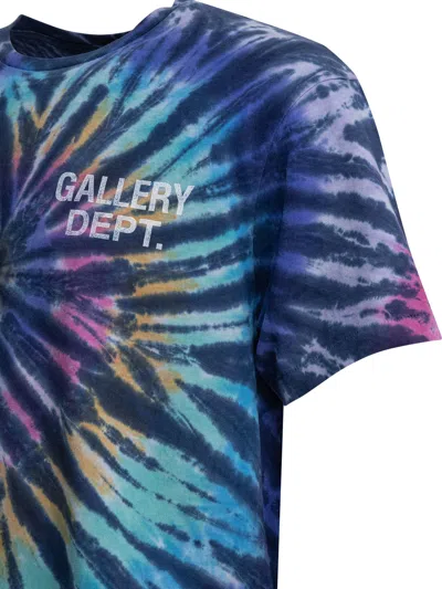 Gallery Dept. Blue Cotton T-shirt In Blue