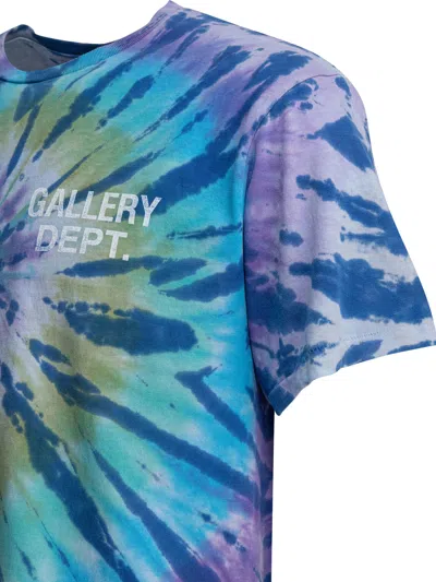 Gallery Dept. Light Blue Cotton T-shirt In Blue