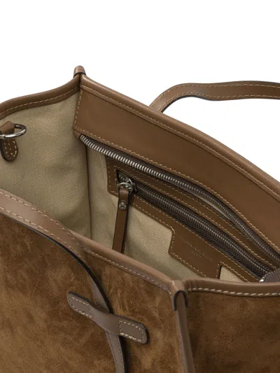 Gianni Chiarini Top Handle And Adjustable Strap Shoulder Bag In Brown
