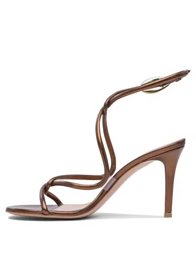 Gianvito Rossi Black Mamba 85 Sandals