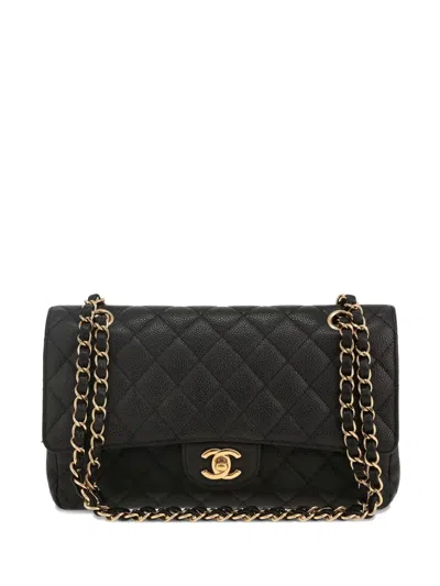 Pre-owned Chanel Timeless Classic Flap Shoulder Bag In Black