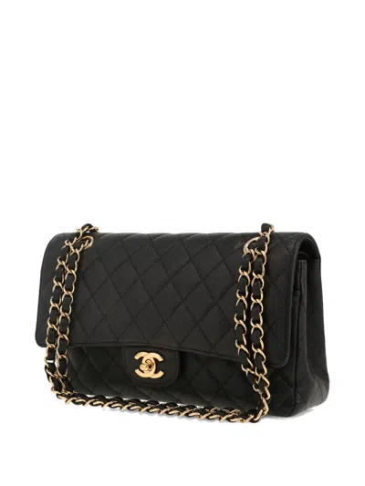 Pre-owned Chanel Timeless Classic Flap Shoulder Bag In Black