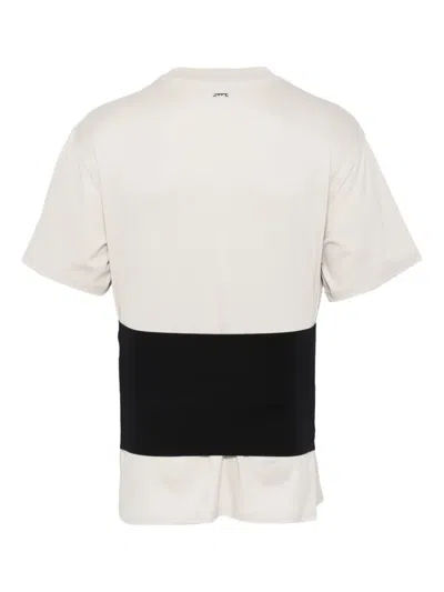 Mugler Panelled T-shirt In White