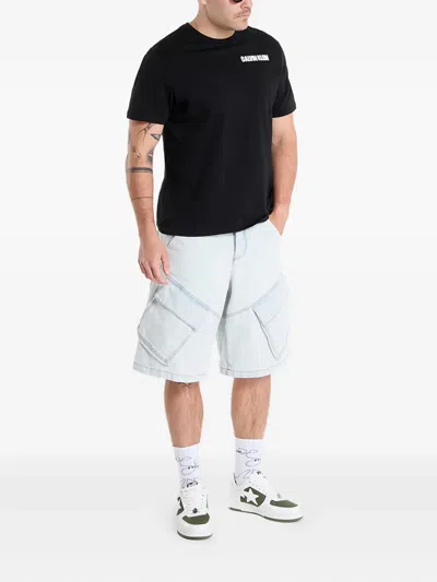Calvin Klein Cube-print T-shirt In Black