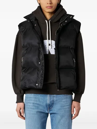 1989 Studio Sleeveless Puffer Jacket In Black