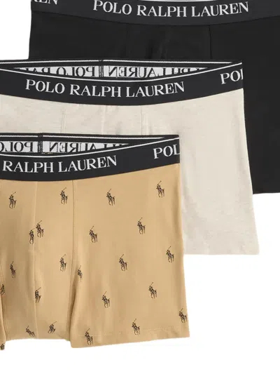 Polo Ralph Lauren Logo Boxers (set Of Three) In Multi