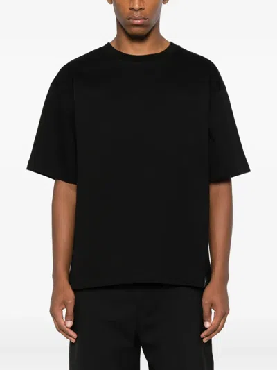 Giuseppe Zanotti Organic-cotton Crew-neck T-shirt In Black