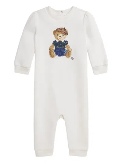 Polo Ralph Lauren Teddy-print Romper In White