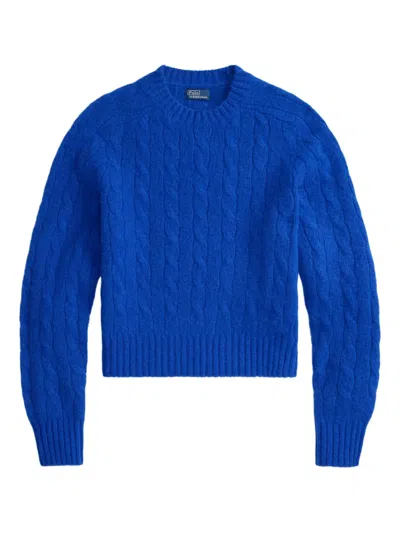 Polo Ralph Lauren Cable-knit Sweater In Blue