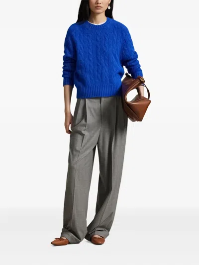 Polo Ralph Lauren Cable-knit Sweater In Blue