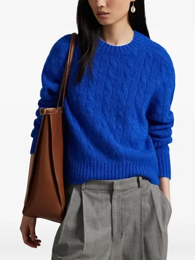 Polo Ralph Lauren Cable-knit Sweater In Blue